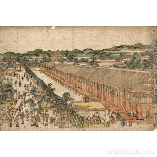 Вид на Сандзюсангэндо в Киото