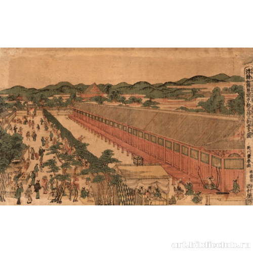 Вид на Сандзюсангэндо в Киото