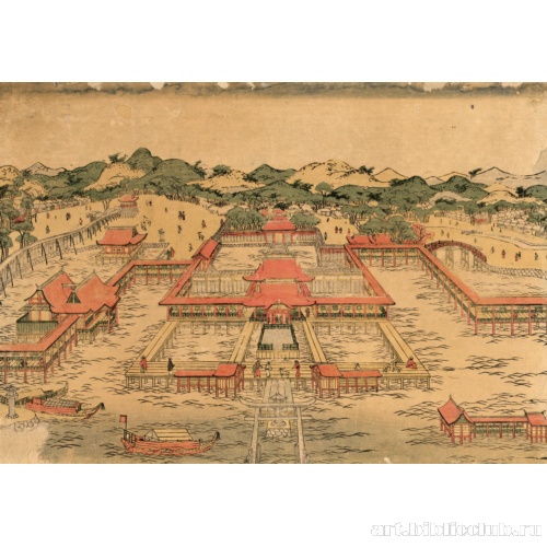 Перспективный рисунок святилища Ицукусима