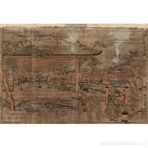 Перспективное изображение  двенадцати частей музыкального выступления