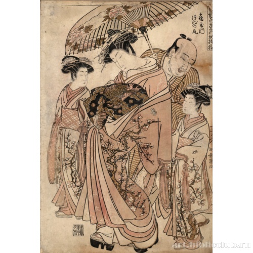 Куртизанка Цуруноо из [публичного дома] Цура-я