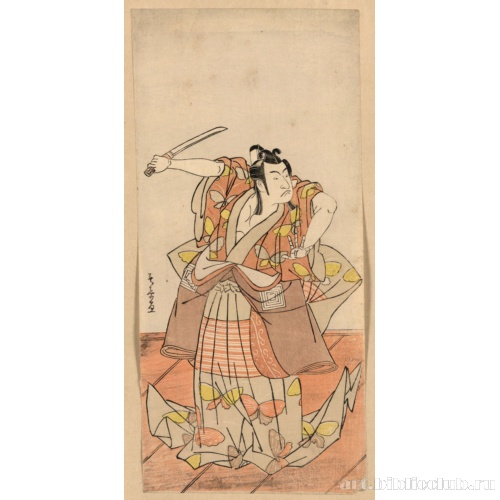 Актер Итикава Монносукэ II в роли Сога-но Горо