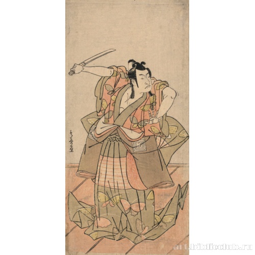 Актер Итикава Монносукэ II в роли Сога-но Горо