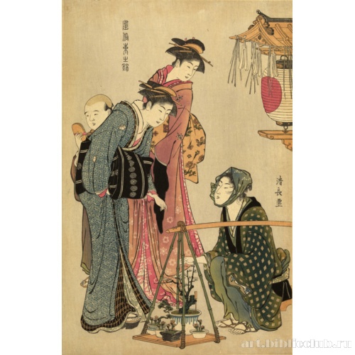 Продавщица растений