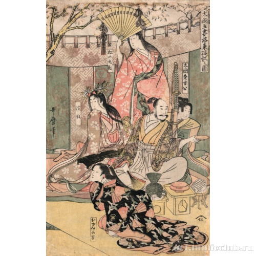 Хидэоси и его жены