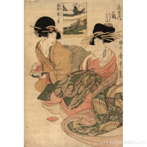 Куртизанка Цукаса из [публичного дома] Оги-я