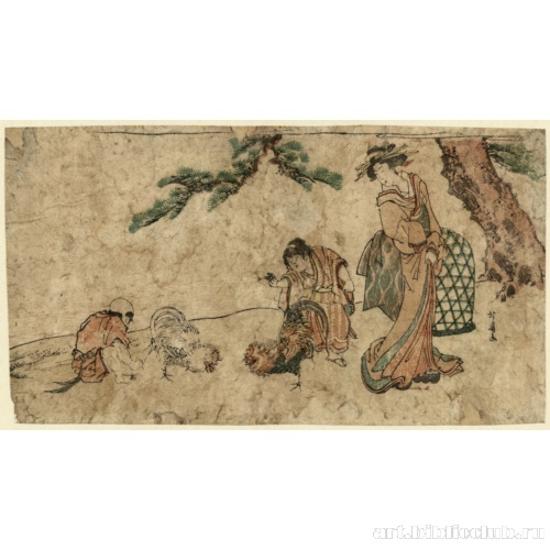 Петушиный бой под сосной