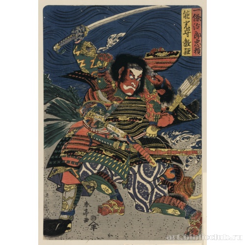 Воины-самураи Итидзё Дзиро Таданори и Нотоноками Норицунэ