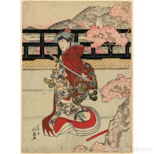 Актер Накамура Томидзюро в роли Сидзука Годзэн