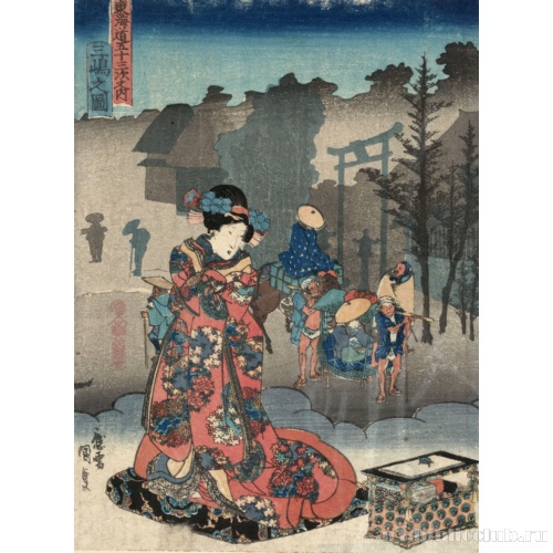 Вид на храм Мисима