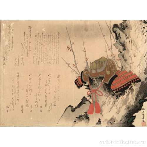 Шлем на сливовом дереве