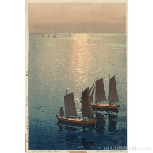 Сверкающая поверхность моря