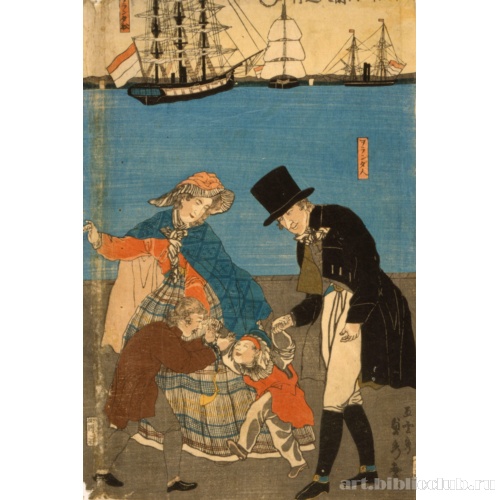 Датчане на воскресной прогулке по Йокогама