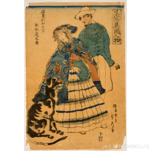 Американка, играющая на аккордеоне