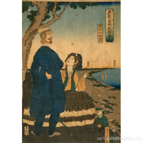 Любование видом с горы Атаго