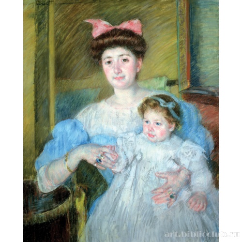 Портрет графини де Морель с сыном