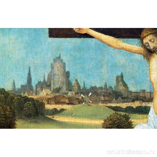 Распятие с донатором. Фрагмент