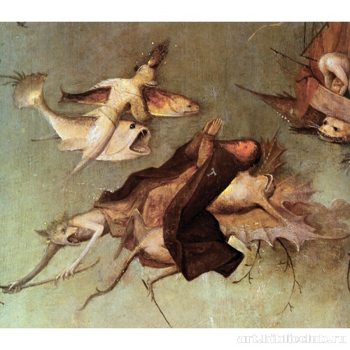 Триптих «Искушение святого Антония». Фрагмент