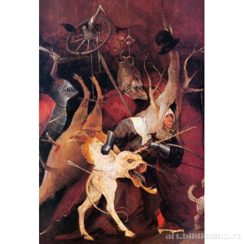 Триптих «Искушение святого Антония». Фрагмент