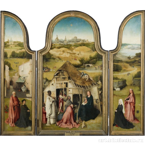 Поклонение волхвов. Триптих. Общий вид