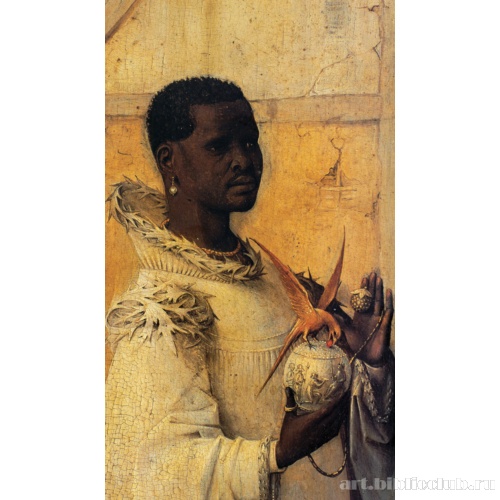 Триптих «Поклонение волхвов». Фрагмент