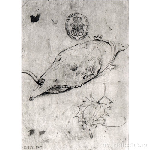 Лист с набросками монстров