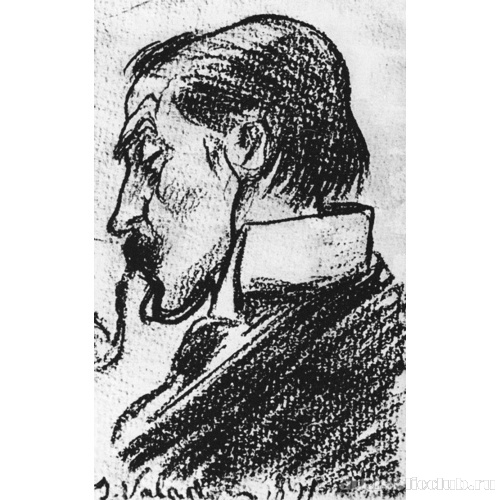 Мигель Утрилло с трубкой