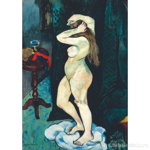 Обнаженная, расчесывающая волосы