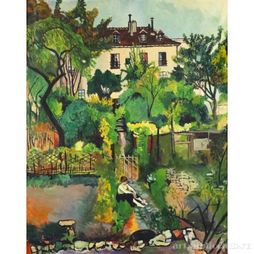 Монмартрский пейзаж. Сад на улице Корто