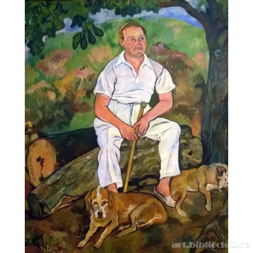 Андре Уттер со своими собаками