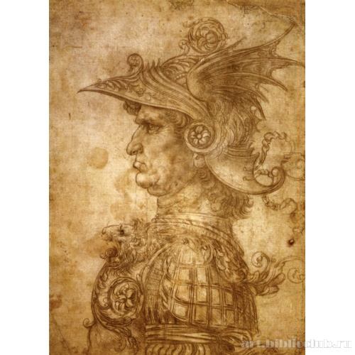 Профиль воина в шлеме