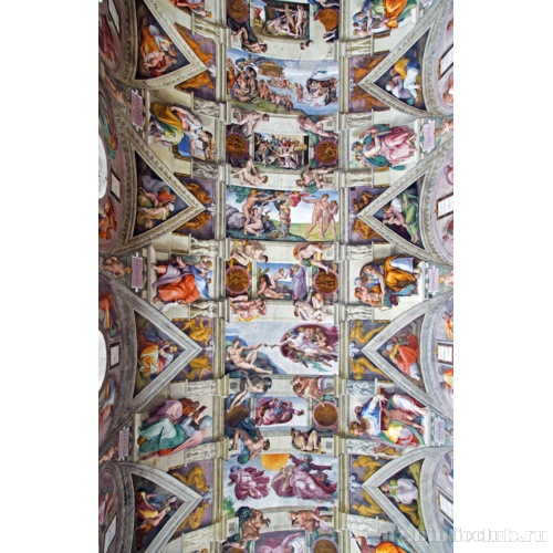 Сикстинская капелла. Вид на своды