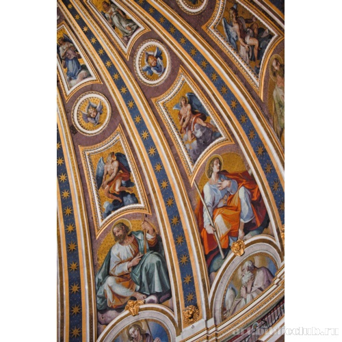 Росписи граней купола. Фрагмент