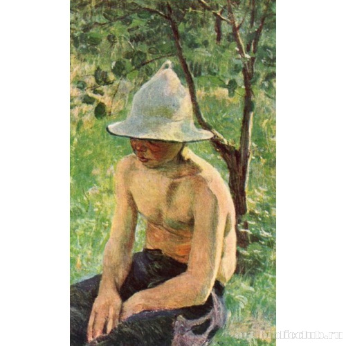 Мальчик в саду