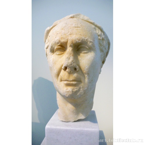 Голова человека в венке