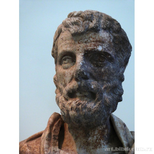 Бюст Ирода Аттика. Фрагмент