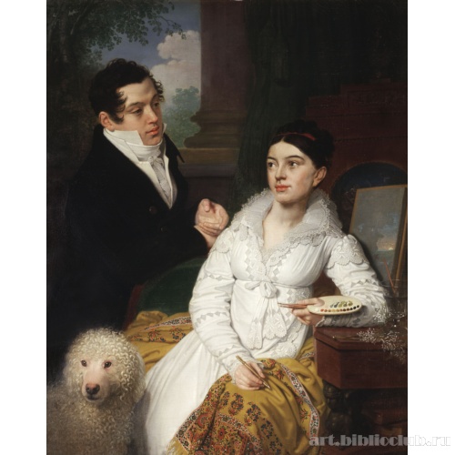 Портрет А.Г. и А.А. Лобановых-Ростовских