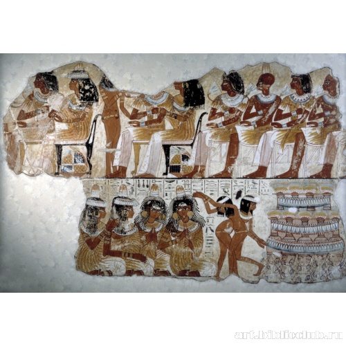 Праздник в честь Небамуна. Певицы и танцовщицы