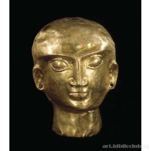 Голова молодого человека. Предмет из Амударьинского клада