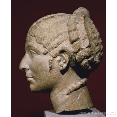 Голова женщины, похожей на Клеопатру