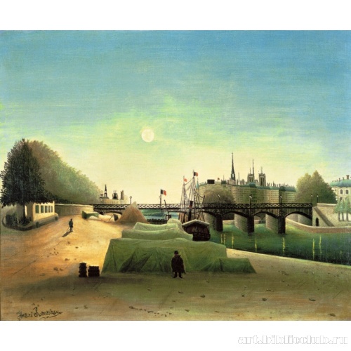 Вид на остров Сен-Луи вечером