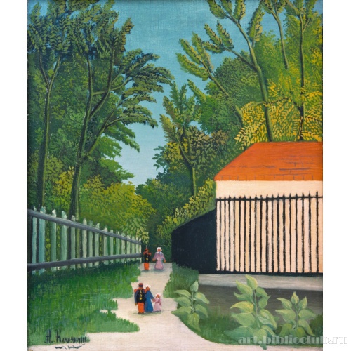 Вид парка Монсури