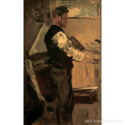 Уильям Финч в мастерской