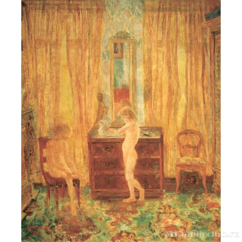 Дети за утренним туалетом