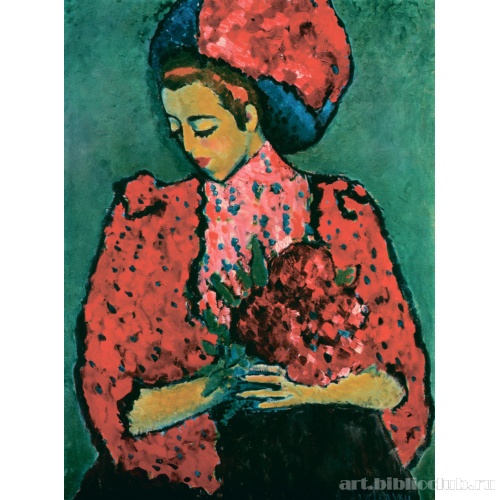 Дама с пионами