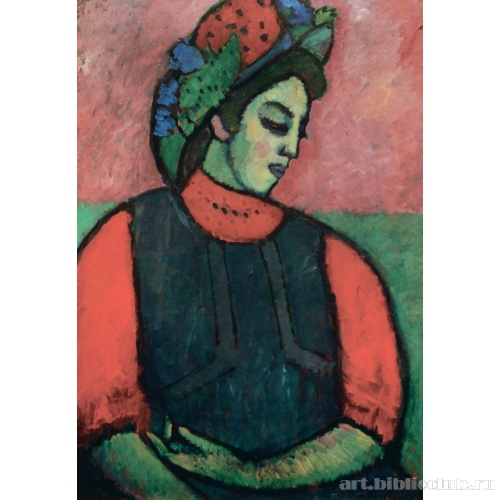 Девушка в серой юбке