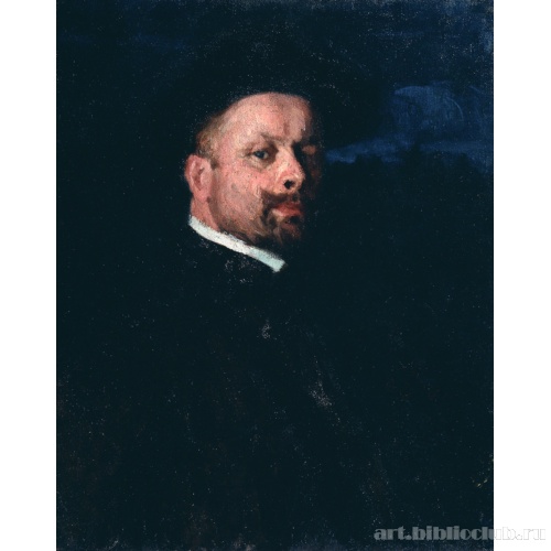 Автопортрет в черном берете