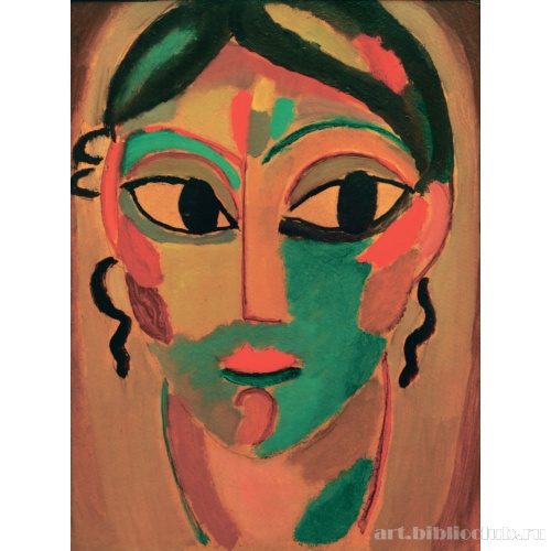 Мистическая голова: Голова девушки (фронтальная)