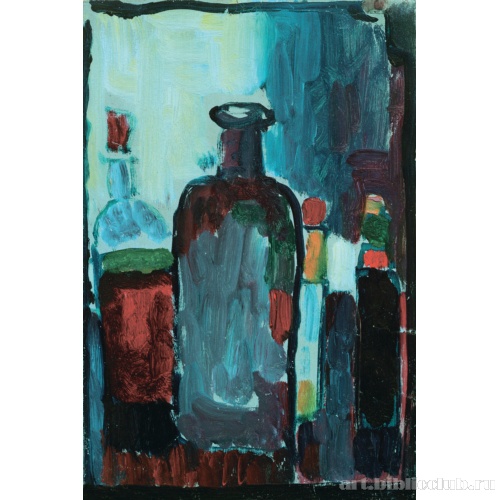 Натюрморт с бутылками