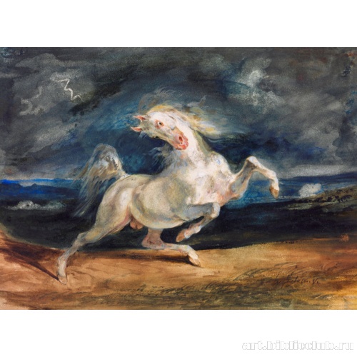 Лошадь, испуганная молнией